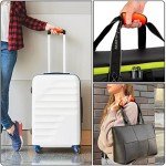 Bright Orange Luggage Handle Wraps - 6 Pack