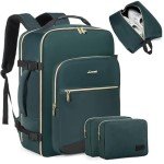 LOVEVOOK 40L Waterproof Travel Backpack with Packing Cubes