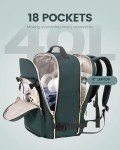 LOVEVOOK 40L Waterproof Travel Backpack with Packing Cubes
