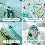 Jungle Print Travel Packing Cubes - 8 Pieces