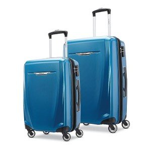 Samsonite Winfield 3 DLX Blue Expandable Luggage Set