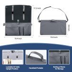 Waterproof Airplane Seat Organizer with Tray Cover