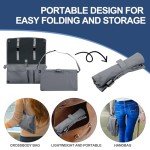 Waterproof Airplane Seat Organizer with Tray Cover