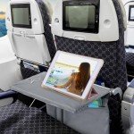 Waterproof Airplane Seat Organizer with Tray Cover