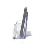 8 Pack Clear Business Card Holders for Desk