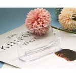 8 Pack Clear Business Card Holders for Desk