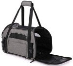 Airline Approved Soft Sided Pet Carrier in Charcoal