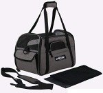 Airline Approved Soft Sided Pet Carrier in Charcoal