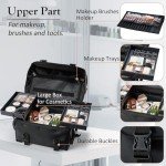 Rolling Makeup Case for Professionals and Crafters
