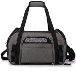 Airline Approved Soft Sided Pet Carrier in Charcoal