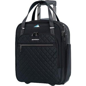 EMPSIGN 16" Underseat Wheeled Carry-On Bag