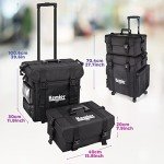 Kemier 2-in-1 Rolling Makeup Train Case