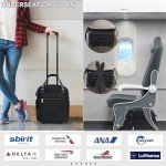 EMPSIGN 16" Underseat Wheeled Carry-On Bag