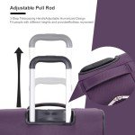 5-Piece Expandable Luggage Set with Spinner Wheels