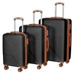 UNKNOK 3-Piece Hardshell Luggage Set with TSA Lock