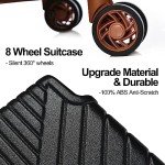 UNKNOK 3-Piece Hardshell Luggage Set with TSA Lock