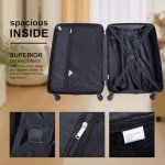 Khaki 4-Piece Expandable Luggage Set with Duffel Bag