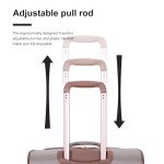 Khaki 4-Piece Expandable Luggage Set with Duffel Bag