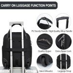 EMPSIGN 16" Underseat Wheeled Carry-On Bag