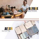 YEEYAA 8-Piece Travel Packing Cubes Set