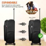 Verdi 2-Piece Expandable Spinner Luggage Set