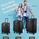 Verdi 2-Piece Expandable Spinner Luggage Set
