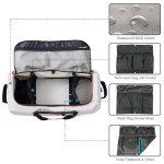 Foldable 32” Soft Sided Duffel Bag with Wheels