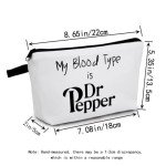 Dr Pepper Makeup Bag - Travel Cosmetic Organizer
