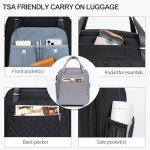 EMPSIGN 16" Underseat Wheeled Carry-On Bag