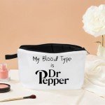 Dr Pepper Makeup Bag - Travel Cosmetic Organizer