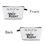 Dr Pepper Makeup Bag - Travel Cosmetic Organizer