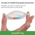 Travel Medicine Organizer Bag with Pill Pouches