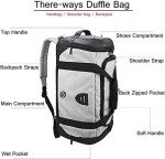 Waterproof Sports Duffle Backpack for Gym Travel