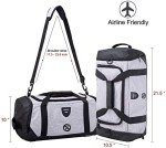 Waterproof Sports Duffle Backpack for Gym Travel
