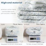 Large Floral Makeup Bag for Travel and Toiletries