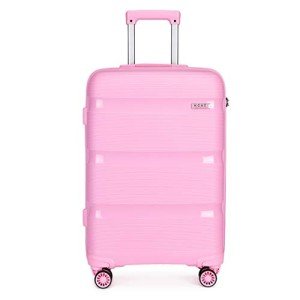 Kono 21-Inch Pink Hard Shell Carry-On Suitcase