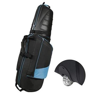 Lightweight Golf Travel Bag with Wheels - Blue