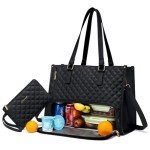 LOVEVOOK Insulated Laptop and Lunch Tote Bag