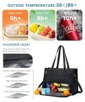 LOVEVOOK Insulated Laptop and Lunch Tote Bag