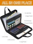 Fireproof Accordion File Organizer with 13 Pockets