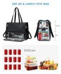 LOVEVOOK Insulated Laptop and Lunch Tote Bag
