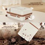 3-Piece Green Hardshell Luggage Set with Wheels