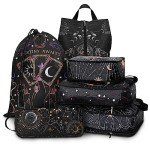 Hitanfe 6-Piece Compression Packing Cubes Set