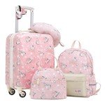Coolife Kid’s 5-Piece Hardside Luggage Set