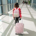 Coolife Kid’s 5-Piece Hardside Luggage Set