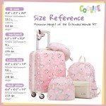 Coolife Kid’s 5-Piece Hardside Luggage Set