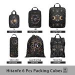 Hitanfe 6-Piece Compression Packing Cubes Set