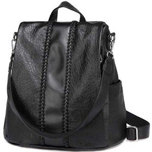 VASCHY Women's Stylish Black Travel Bag