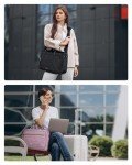 BAGSMART 15.6 Inch Water-Repellent Laptop Bag - Purple