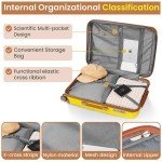 Xurwiin 4-Piece Hard Shell Luggage Set